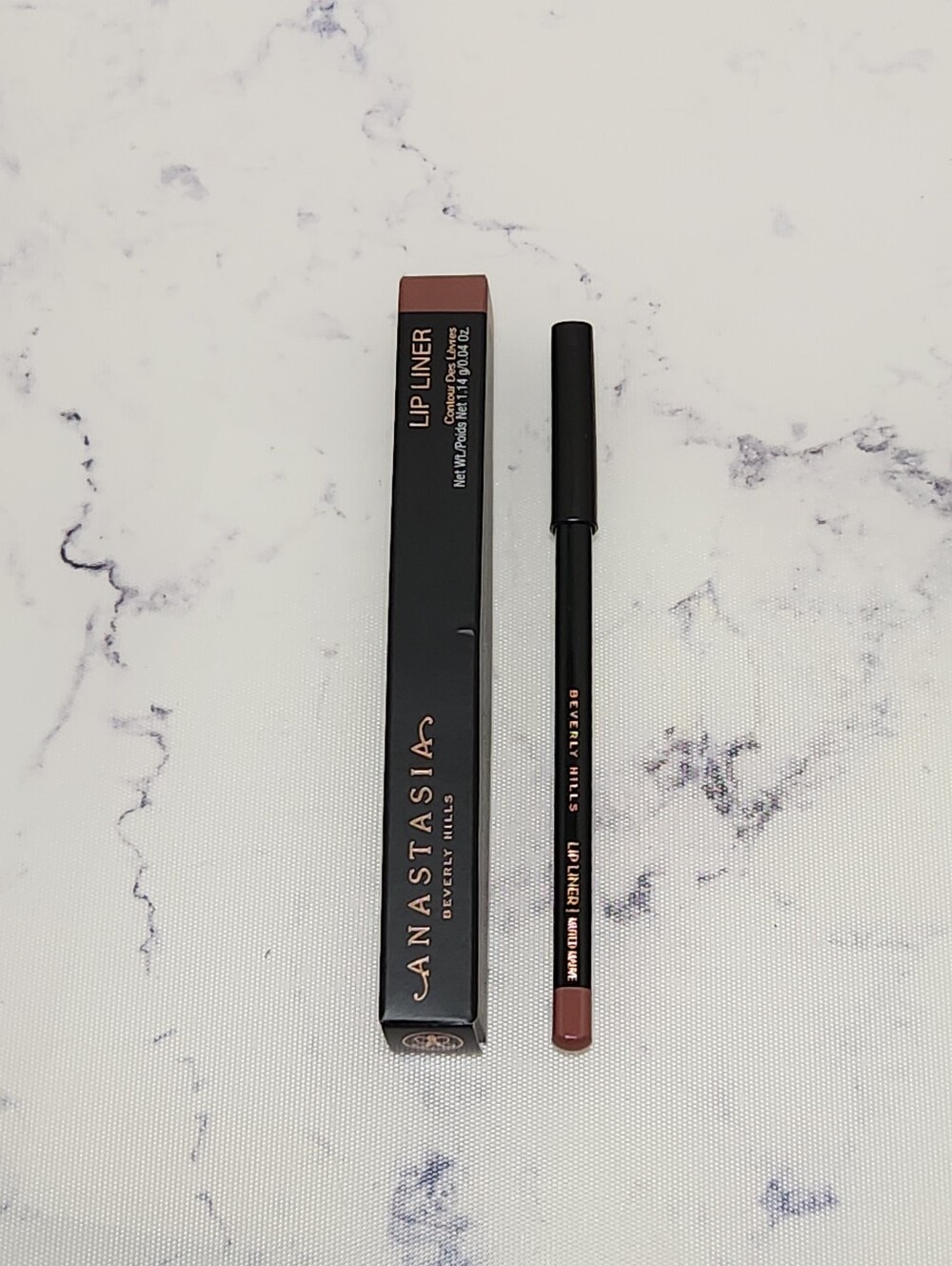 Anastasia Beverly Lip Liner Muted Mauve Travel Size .04 oz